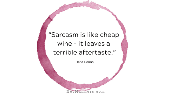 Stay Away from Sarcasm in Email