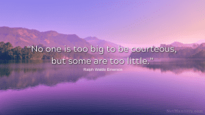 Use courtesy to get email responses.