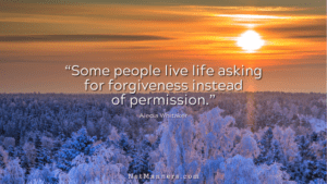 Always ask first before forwarding others emails that were sent to you.